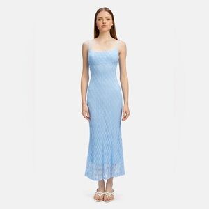 Bardot | Adoni Mesh Midi Dress — Cornflower Blue